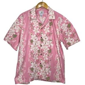 Vintage Ho Aloha Vintage Hawaiian Shirt Mens XL Pink